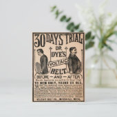 Briefkaart voor spanningsgordel (Staand voorkant)