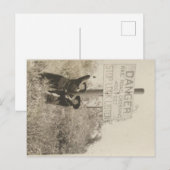 Briefkaart voor spoorwegovergangen (Voorkant / Achterkant)