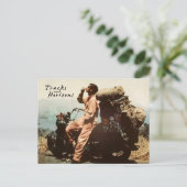 Briefkaart voor sporen en horizons (Staand voorkant)