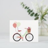 Briefkaart voor Springtime-fietsen (Staand voorkant)