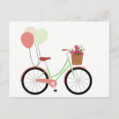 Briefkaart voor Springtime-fietsen (Voorkant)