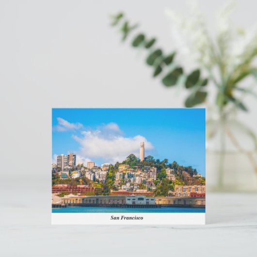 Briefkaart voor steenkool (Staand voorkant)