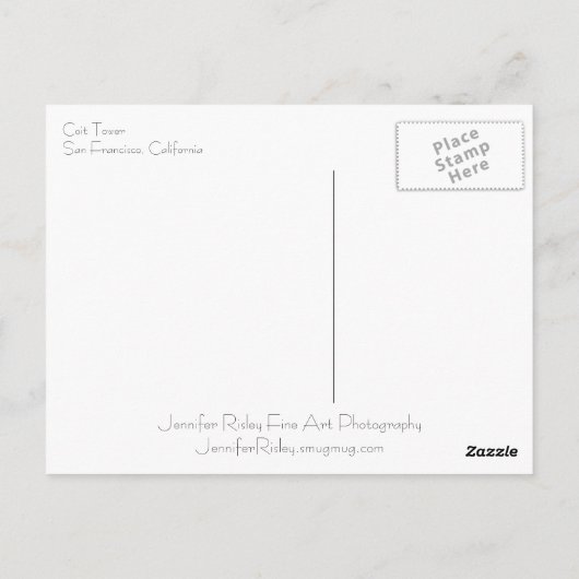 Briefkaart voor steenkool (Achterkant)