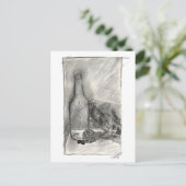 Briefkaart voor stille houtskool (Staand voorkant)