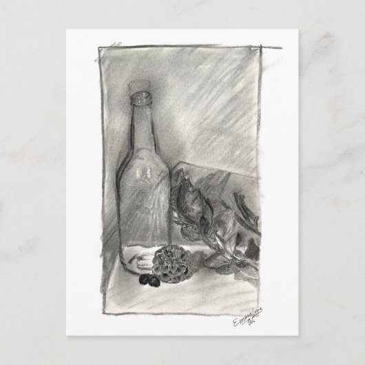 Briefkaart voor stille houtskool (Voorkant)