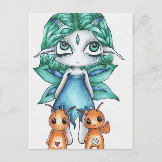 Briefkaart voor storingswaanzin (Voorkant)