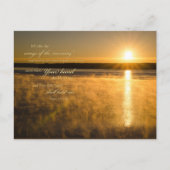Briefkaart voor Sunrise Scripture: 139 psalm (Voorkant)