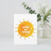 Briefkaart voor Sunshine Illustration (Staand voorkant)