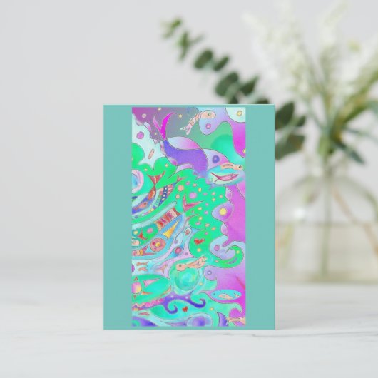 Briefkaart voor tapes (Staand voorkant)