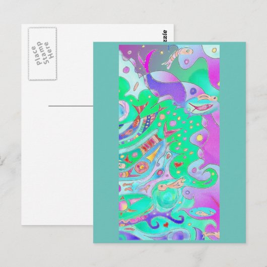 Briefkaart voor tapes (Voorkant / Achterkant)