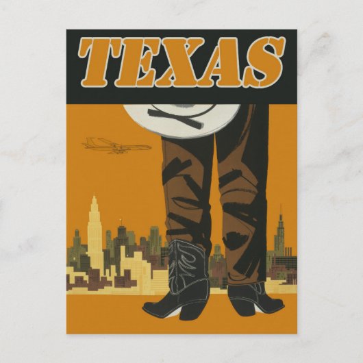 BRIEFKAART voor TEXAS-reizen (Voorkant)