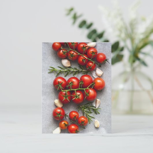Briefkaart voor tomatengroenten (Staand voorkant)