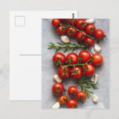 Briefkaart voor tomatengroenten (Voorkant / Achterkant)
