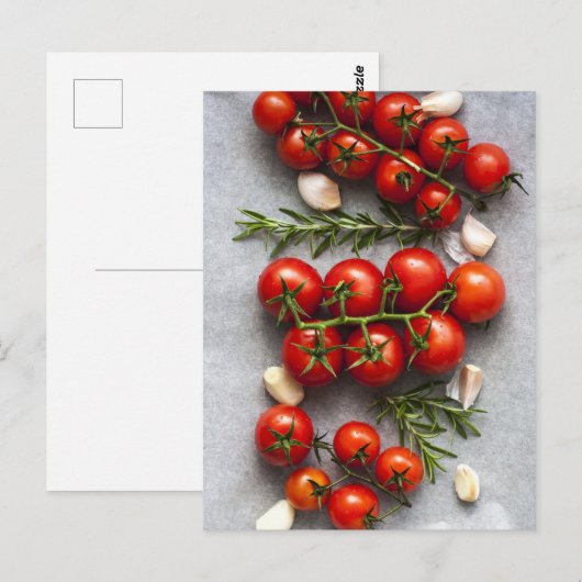 Briefkaart voor tomatengroenten (Voorkant / Achterkant)