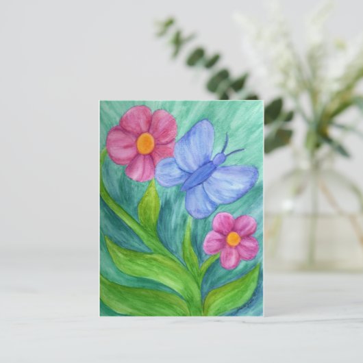 Briefkaart voor transformatie en groei (Staand voorkant)