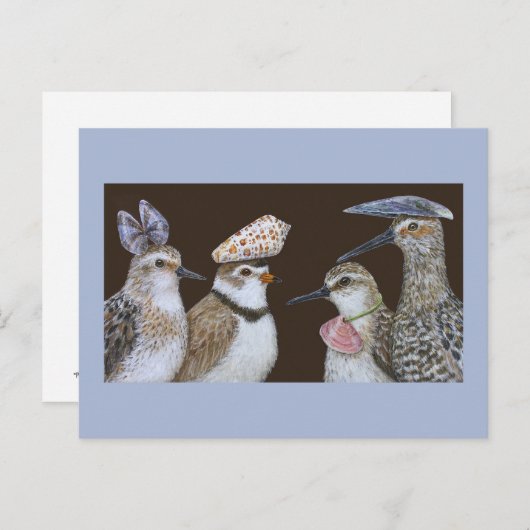 Briefkaart voor trekvogels (Voorkant / Achterkant)