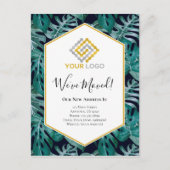 Briefkaart voor Tropical Business Moving Notice (Voorkant)