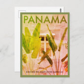 Briefkaart voor Tropische Panama-reizen (Voorkant / Achterkant)