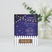 Briefkaart voor tuinfeestjes (Staand voorkant)