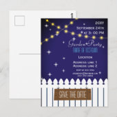 Briefkaart voor tuinfeestjes (Voorkant / Achterkant)