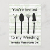 Briefkaart voor uitnodiging in de week van de wild (Voorkant)