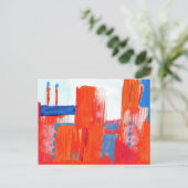 briefkaart voor "Urban Red" (Staand voorkant)