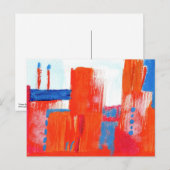 briefkaart voor "Urban Red" (Voorkant / Achterkant)