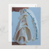 Briefkaart voor vakantie van Seashell (Voorkant / Achterkant)