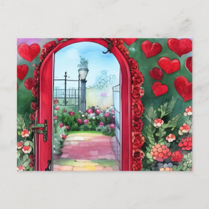 Briefkaart voor Valentijnsdag van Wiskunsthoorten