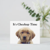 Briefkaart voor veterinaire controle voor betaling (Staand voorkant)