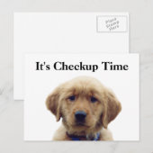 Briefkaart voor veterinaire controle voor betaling (Voorkant / Achterkant)