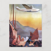  Briefkaart voor vliegreizen in Hongkong China (Voorkant)