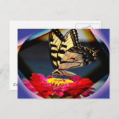 Briefkaart voor vlinderkunst (Voorkant / Achterkant)