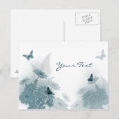 Briefkaart voor vlinders en madeliefjes (Voorkant / Achterkant)