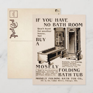 Briefkaart voor  vouwbonreclame