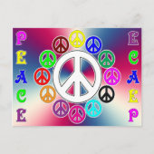 briefkaart voor vrede en vrede (Voorkant)