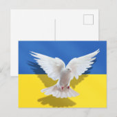 Briefkaart voor vrede in Oekraïne (Voorkant / Achterkant)