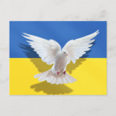 Briefkaart voor vrede in Oekraïne (Voorkant)