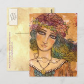 Briefkaart voor vrede, liefde en eenheid (Voorkant / Achterkant)