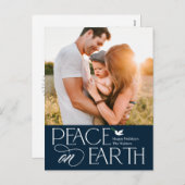 Briefkaart voor vreedzame feestdag (Voorkant / Achterkant)