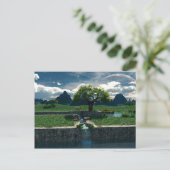 Briefkaart voor vreemde oasis (Staand voorkant)