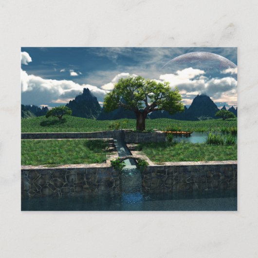 Briefkaart voor vreemde oasis (Voorkant)