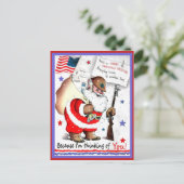  Briefkaart voor vrolijk kerstfeest (Staand voorkant)