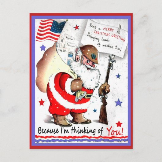  Briefkaart voor vrolijk kerstfeest (Voorkant)