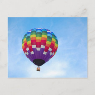 Briefkaart voor warmluchtballon