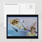 Briefkaart voor waterlanding (Voorkant / Achterkant)