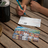 Briefkaart voor Waterverf van Bergen-Noorwegen