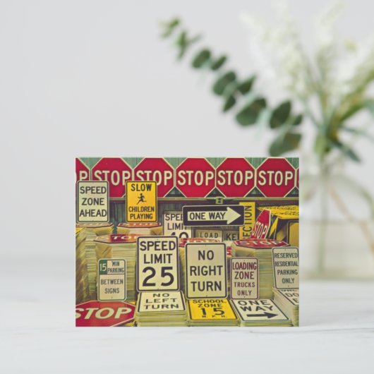 Briefkaart voor weergave van verkochte objecten va (Staand voorkant)