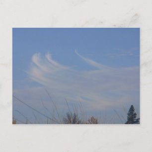 Briefkaart voor Whimsical Dansende Clouds
