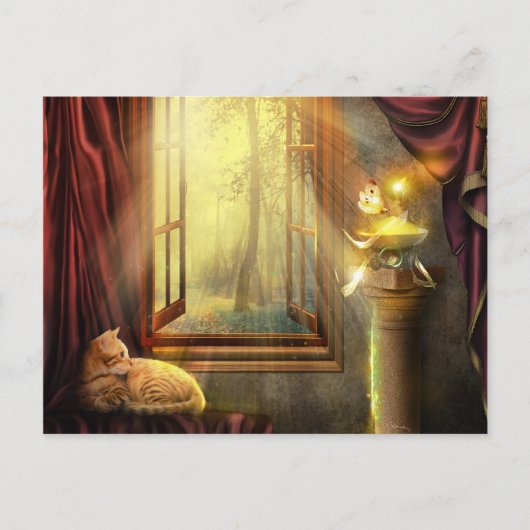 Briefkaart voor Windows-winkelen (Voorkant)